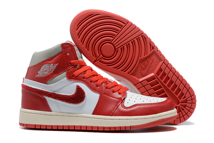 Men's Running Weapon Air Jordan 1 Red/White Shoes 314 Men's Running Weapon Air Jordan 1 Red/White Shoes 314